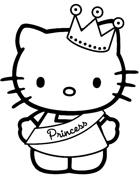 Hello Kitty Superhero Drawing