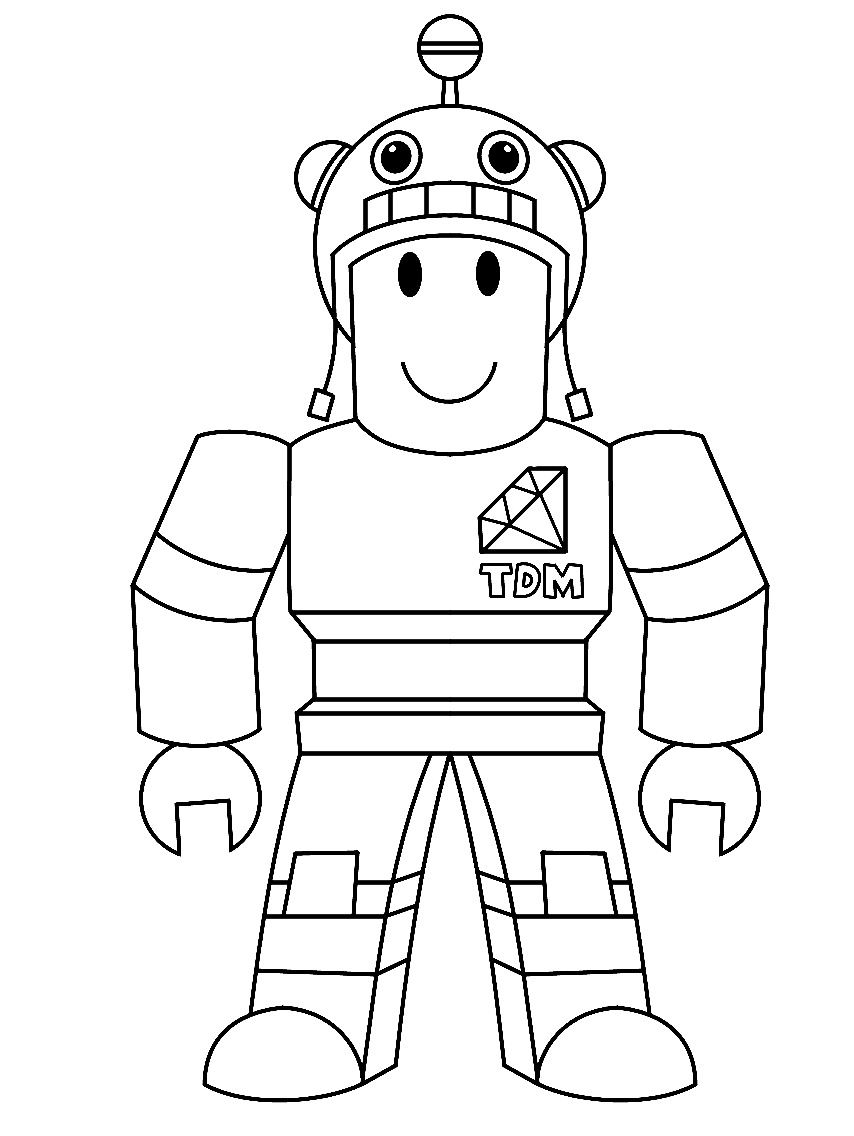 Roblox Coloring Pages Free Printable Coloring Pages