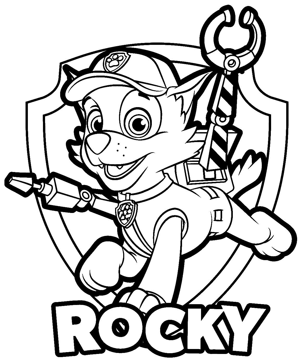 Paw Patrol Logo Coloring Pages