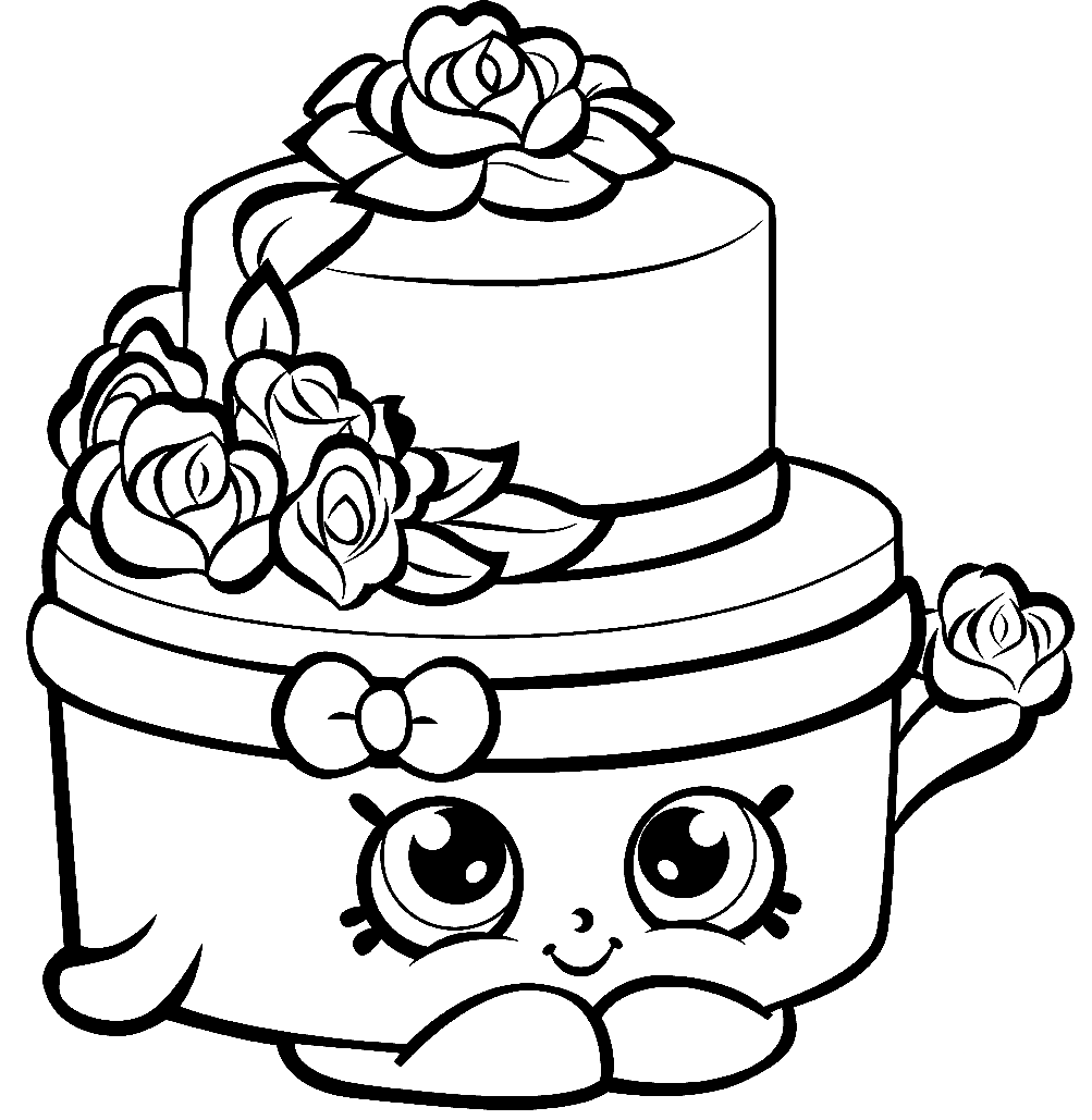 Wedding Cake Coloring Pages To Print