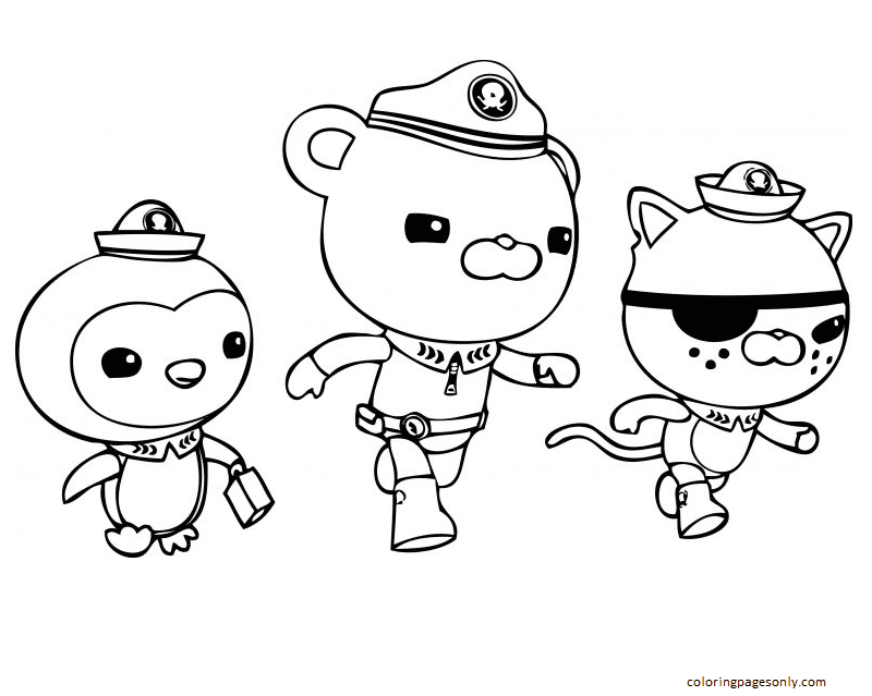 Peso Octonauts Coloring Page