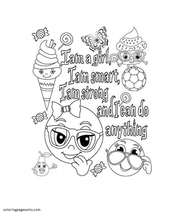 Set Of Emoticons Design Coloring Page vrogue.co