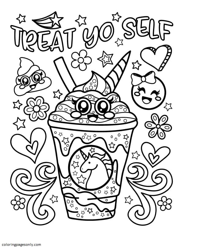 100 Emoji Coloring Pages