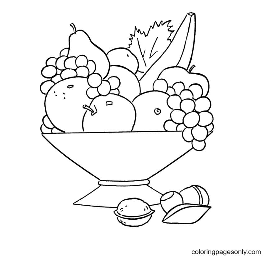 115 Tropical Fruits Coloring Pages - ColoringPagesOnly.com
