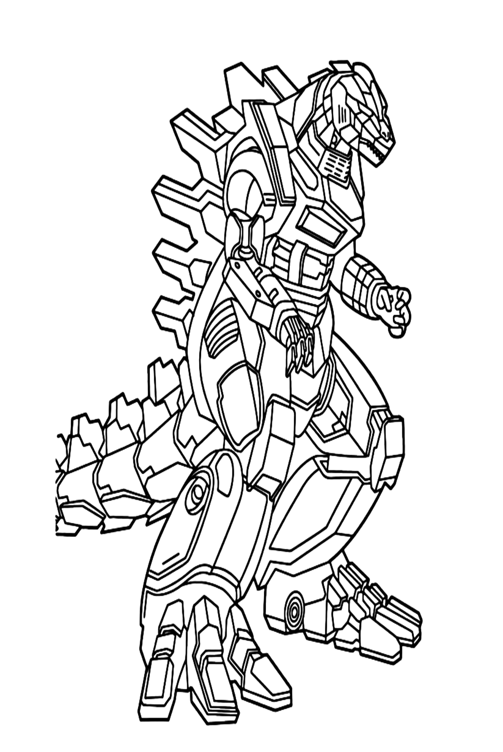 Godzilla Coloring Pages Coloring Pages For Kids And Adults