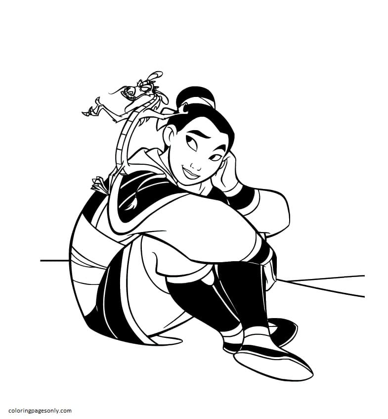 Mulan Coloring Pages Coloring Pages For Kids And Adults