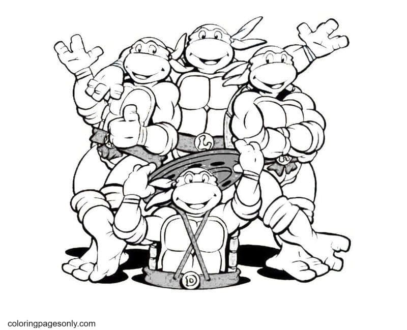 Free Printable Ninja Turtle Coloring Pages Ninja Coloring Pages