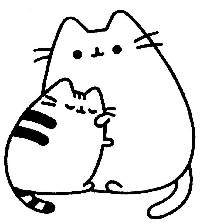238 Pusheen Coloring Pages
