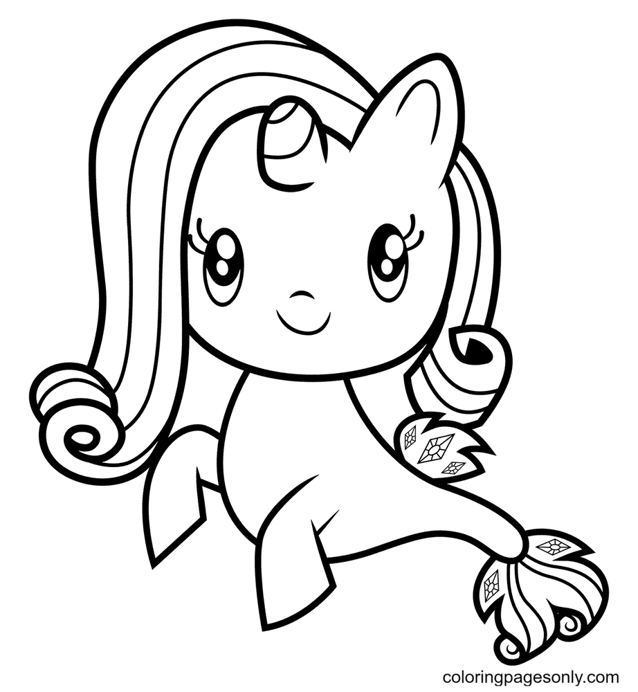 Baby My Little Pony Coloring Pages