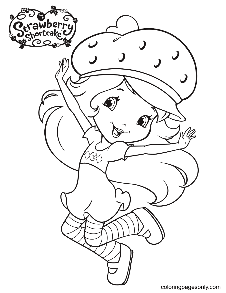 Strawberry Shortcake Ballet Coloring Pages Coloring Pages