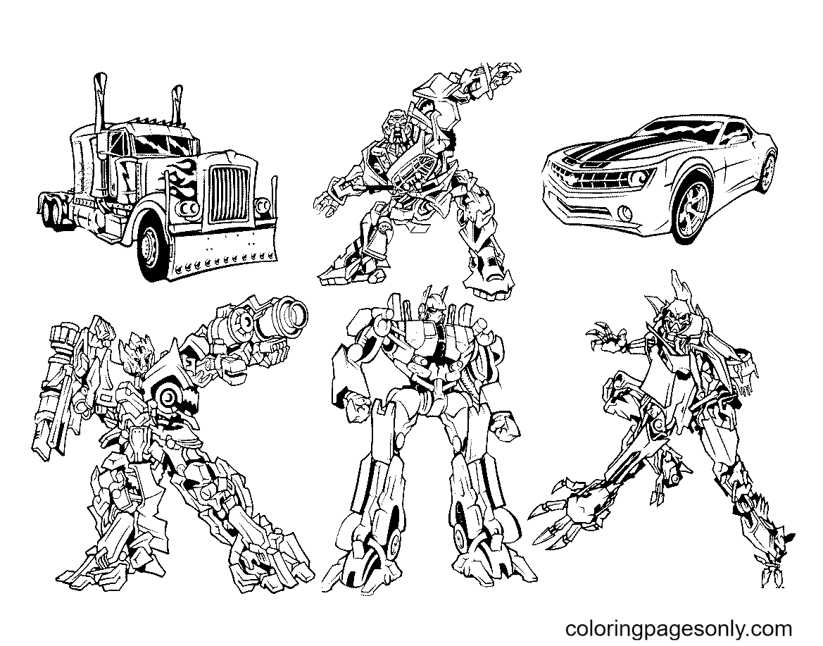 Transformers Megatron Power Coloring Pages Transformers Coloring