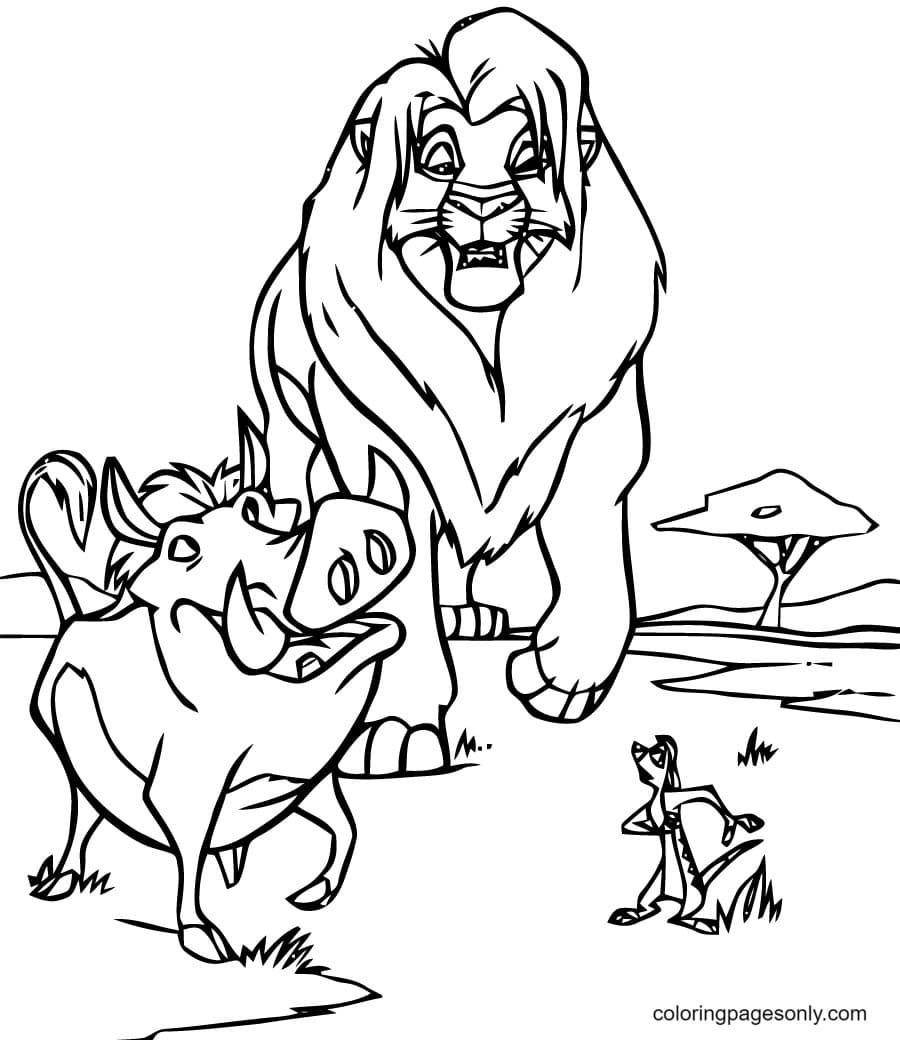 Mufasa Coloring Pages