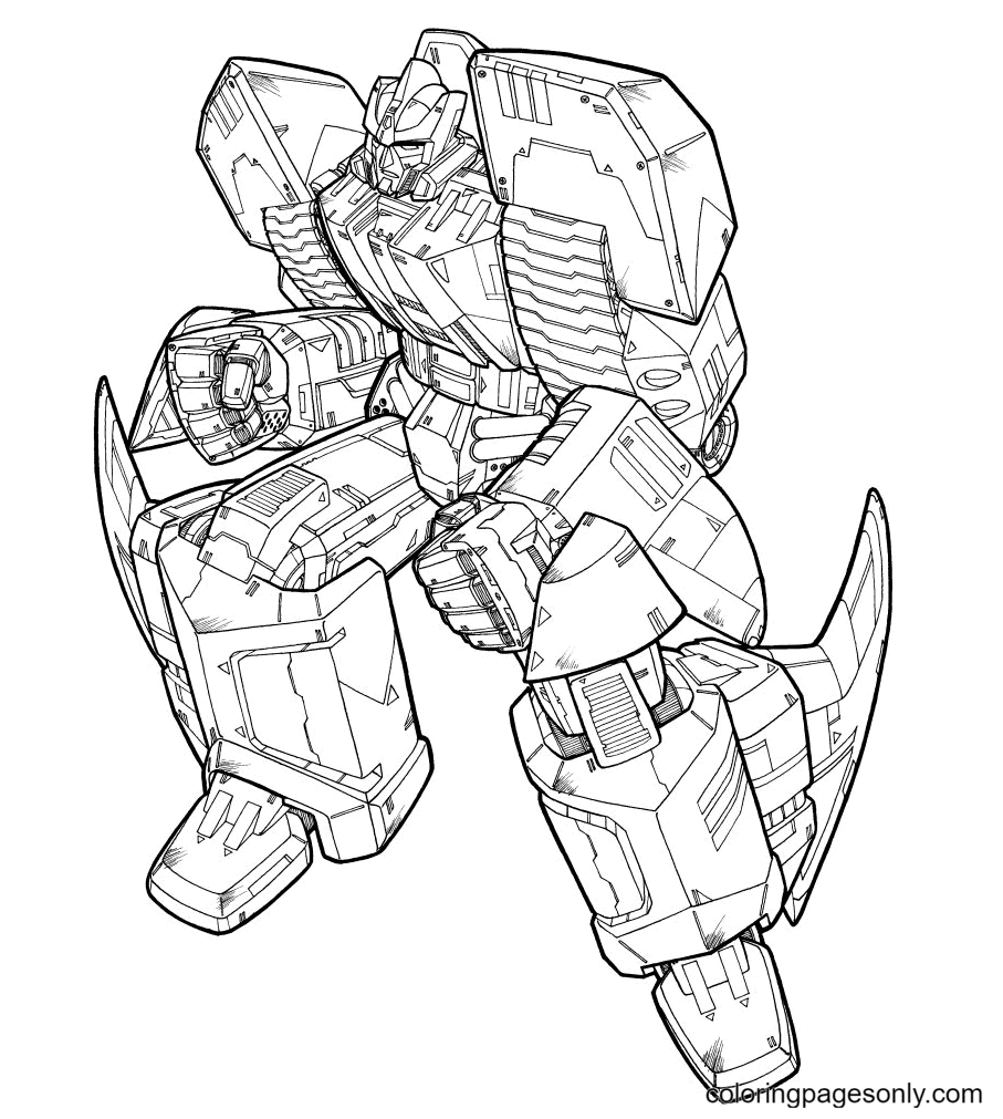 Drift from Transformers Coloring Pages Transformers Coloring Pages