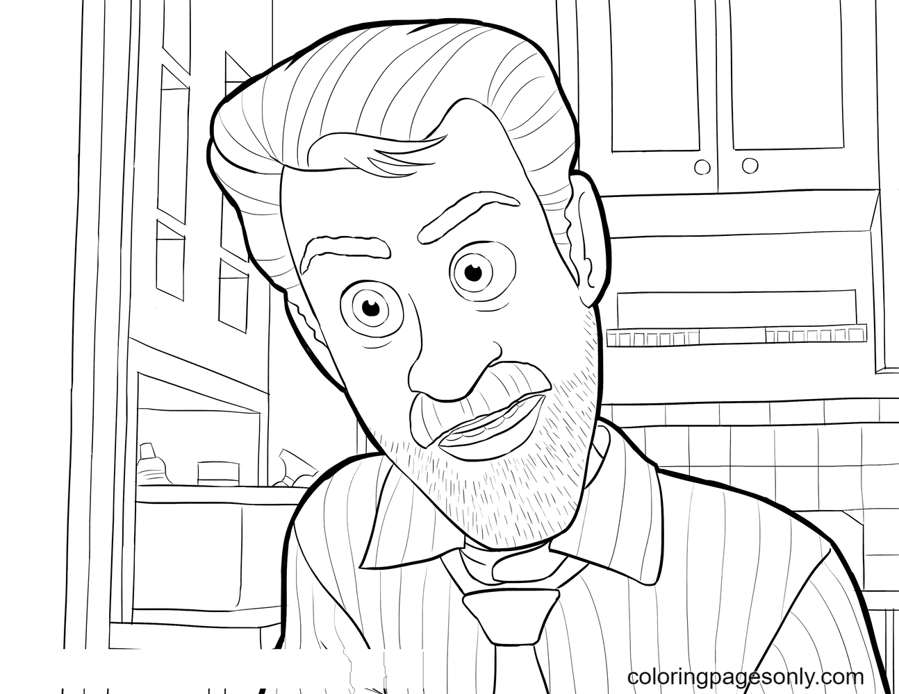 Inside Out Riley Coloring Coloring Pages
