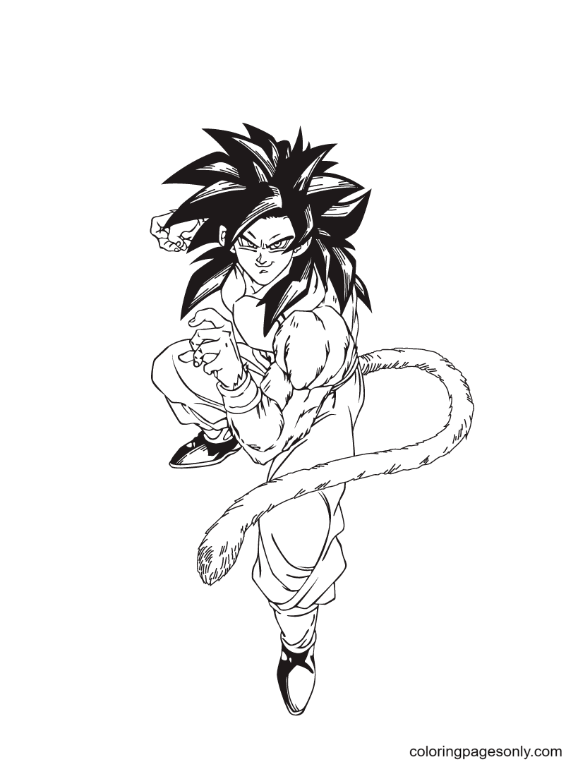 Free Dragon Ball Gt Coloring Pages