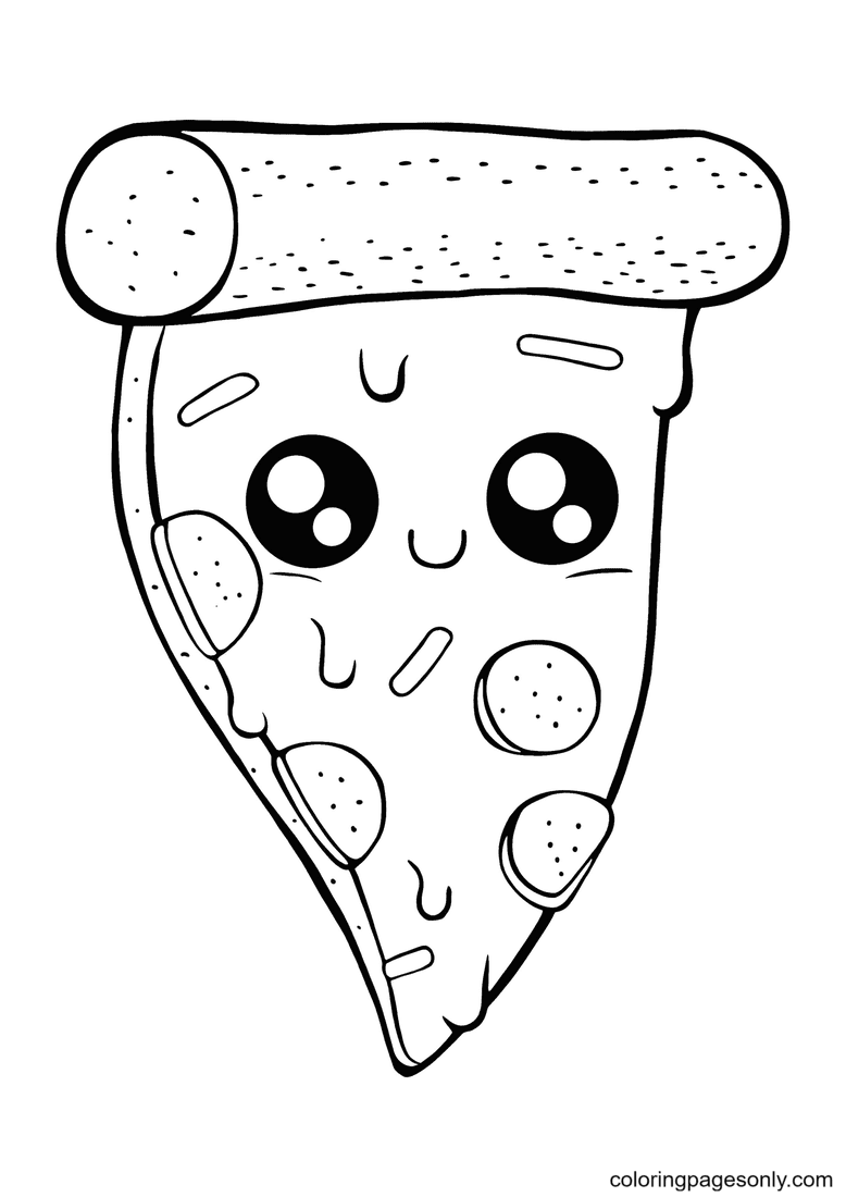 84 Pizza Coloring Pages