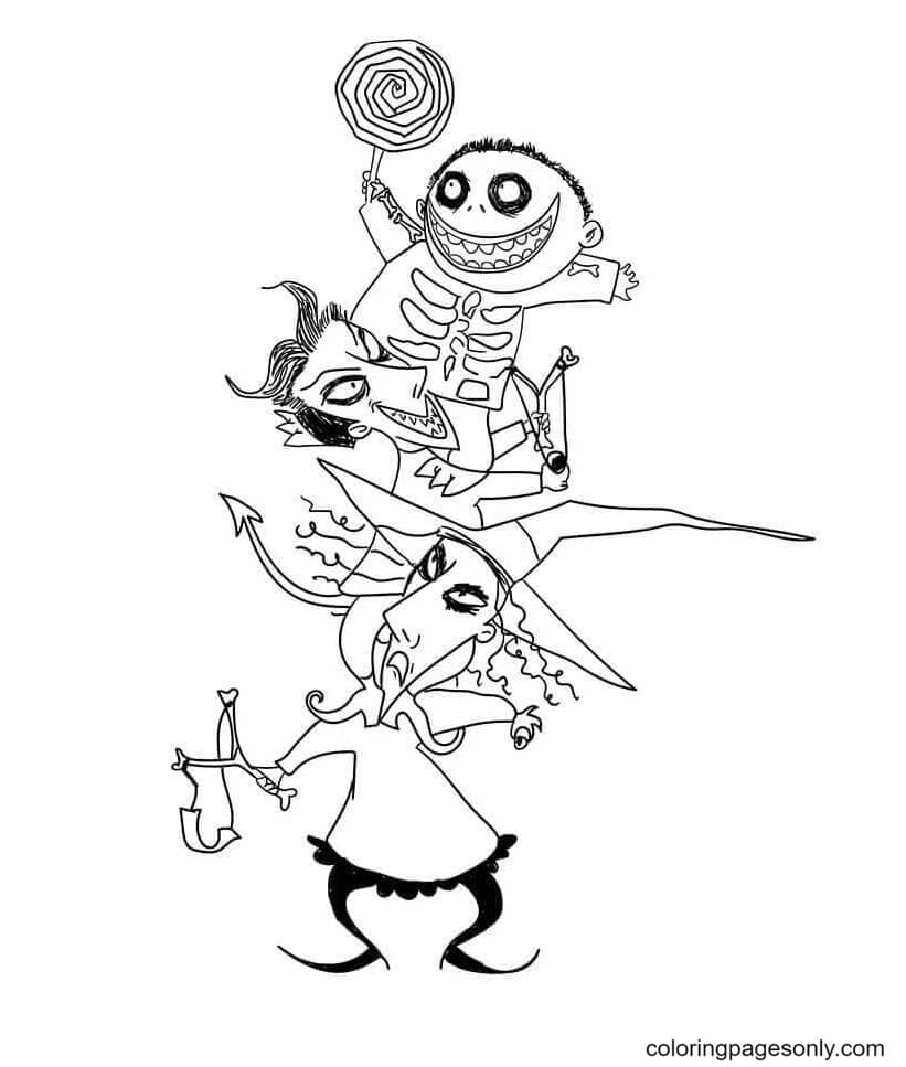 Lock Shock And Barrel Coloring Pages Coloring Pages