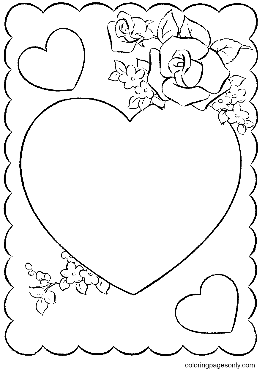 20+ Coloring Page Heart Images Coloring Page
