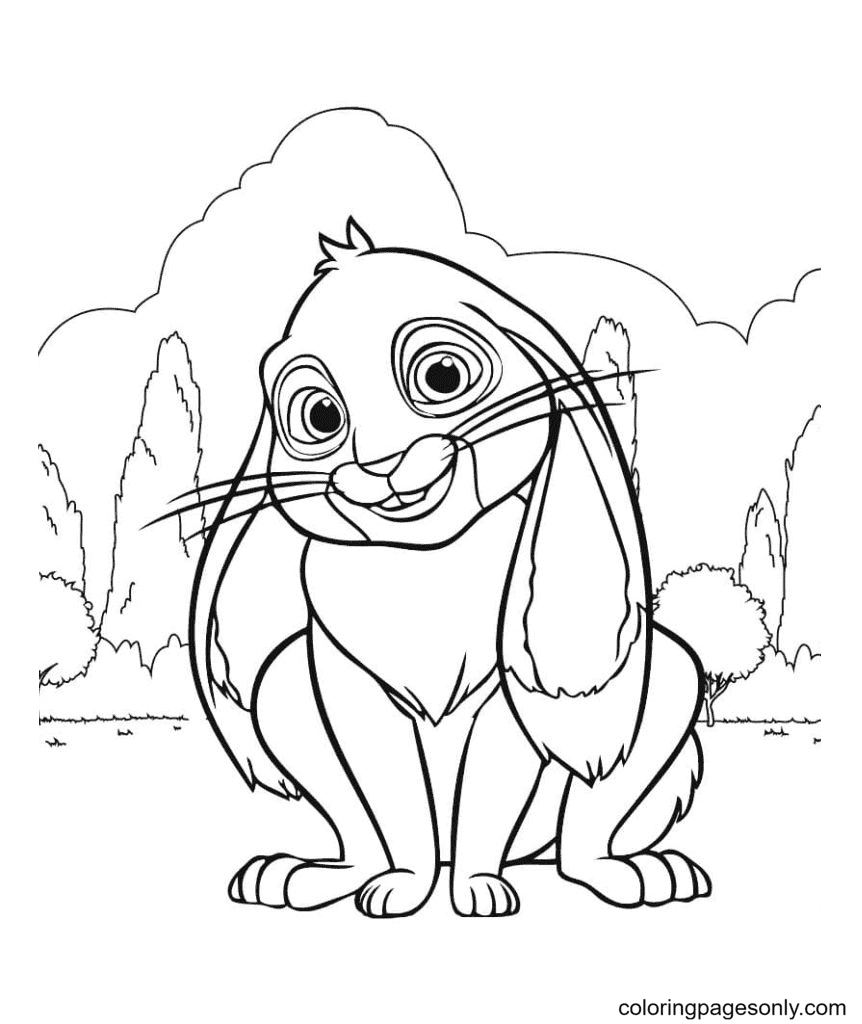 Clover Coloring Page - Free Printable Coloring Pages