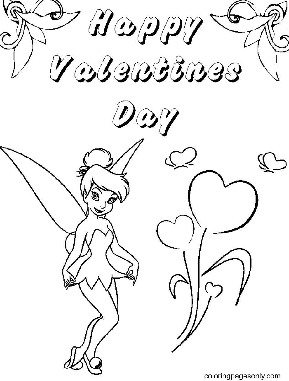 Disney Valentines Day Coloring Pages