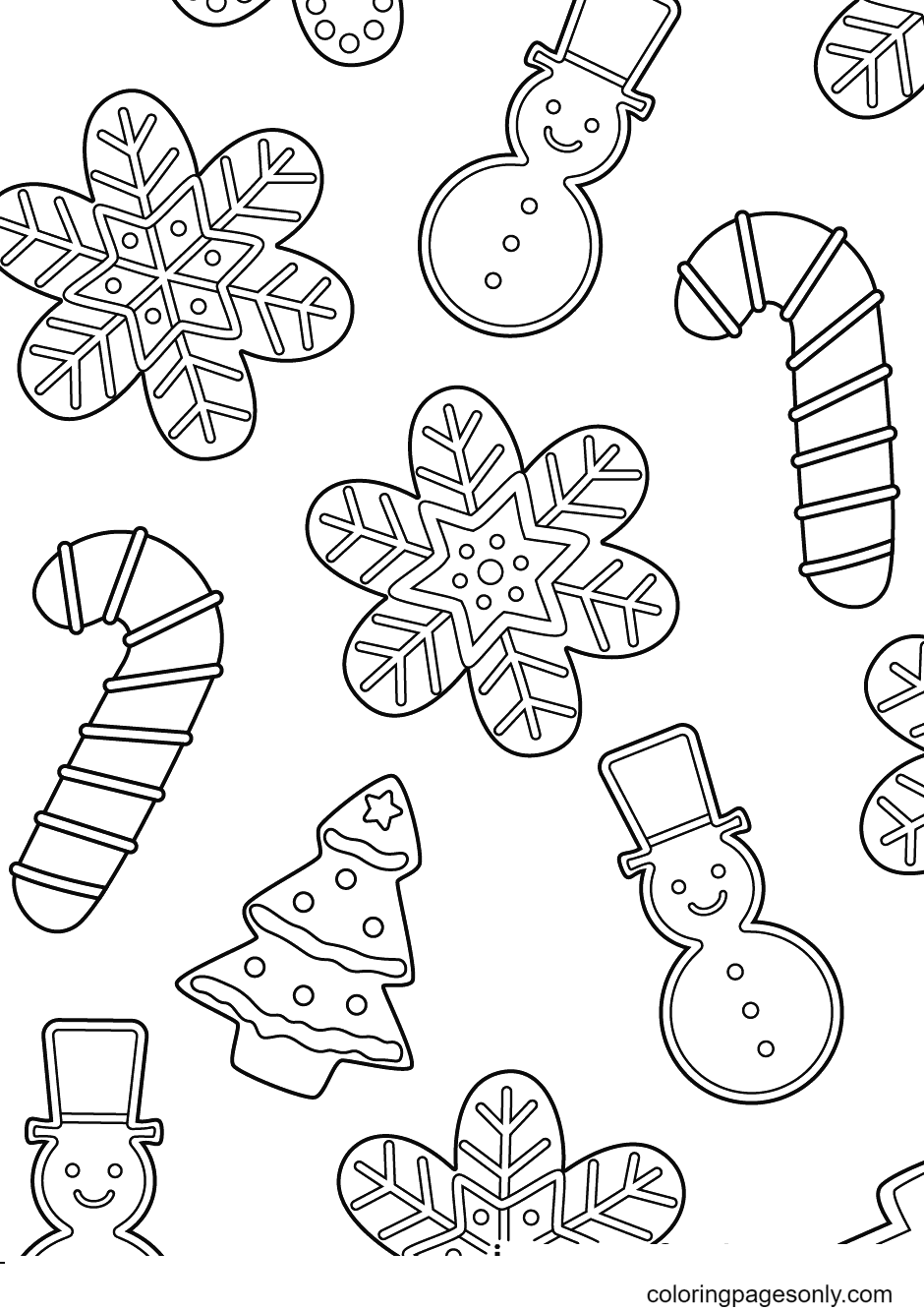 Gingerbread Man Coloring Pages Coloring Pages For Kids And Adults