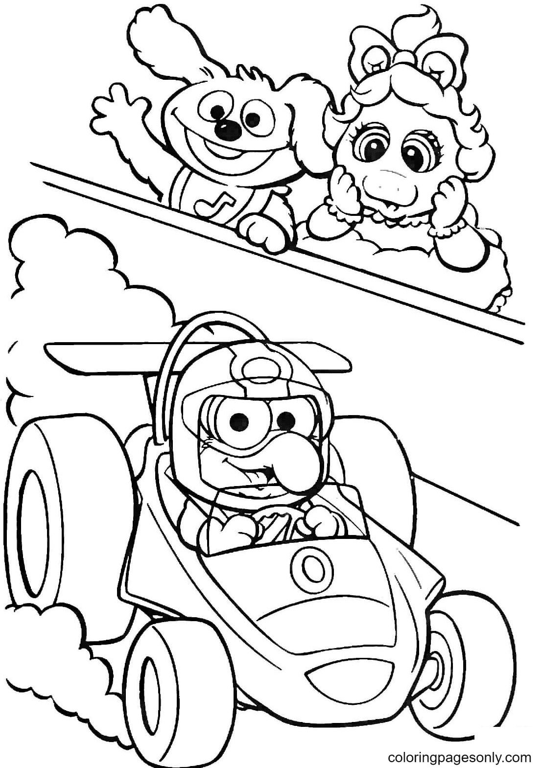 Muppet Babies Coloring Page Free Printable Coloring Pages
