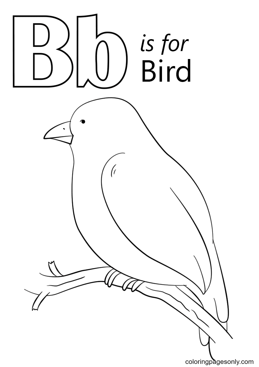 65 Letter B Coloring Pages