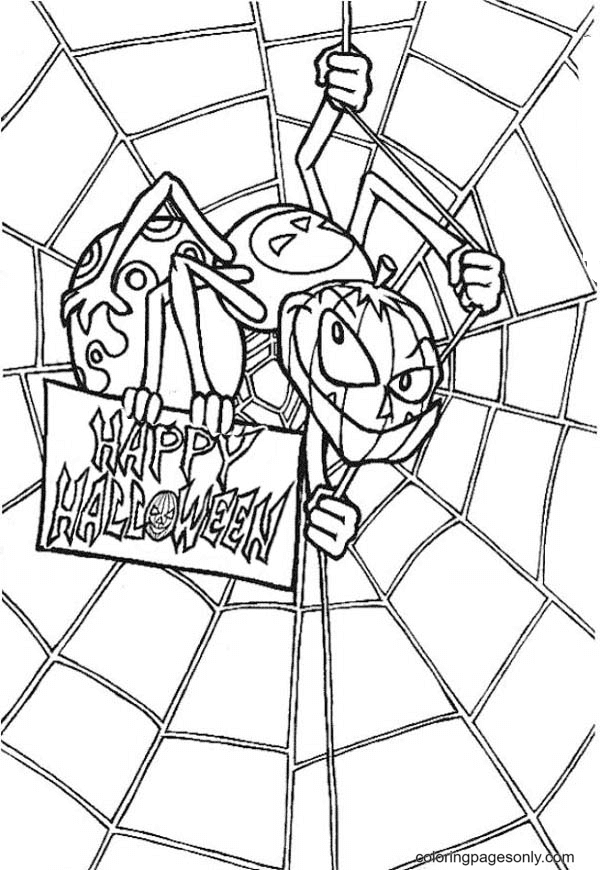 23 Free Printable Halloween Spider Coloring Pages