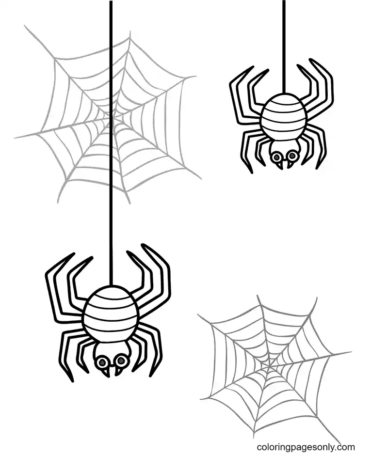 23 Free Printable Halloween Spider Coloring Pages