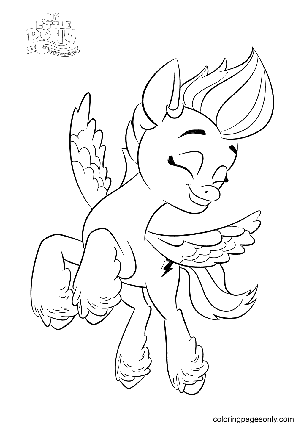 My Little Pony A New Generation G5 Coloring Page Free Printable