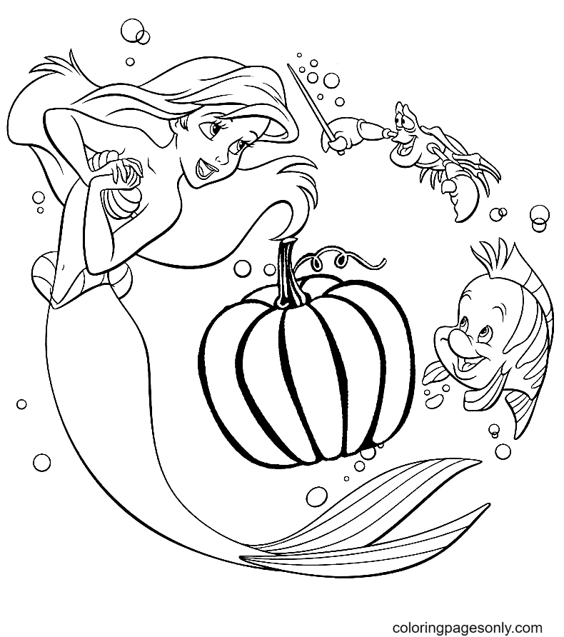 95 Disney Halloween Coloring Pages