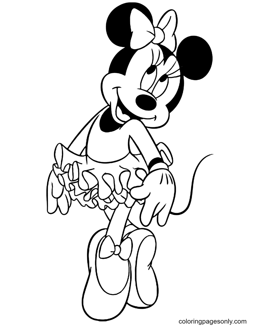 108 Minnie Mouse Coloring Pages