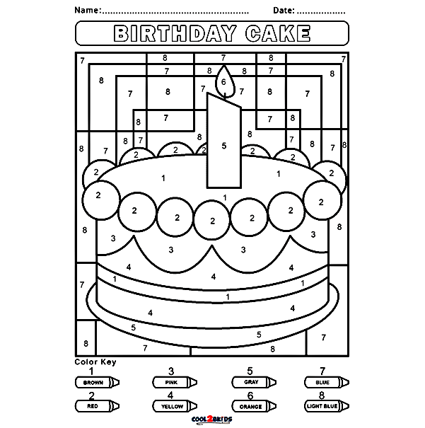 Color by Number Coloring Pages Coloring Pages For Kids And Adults