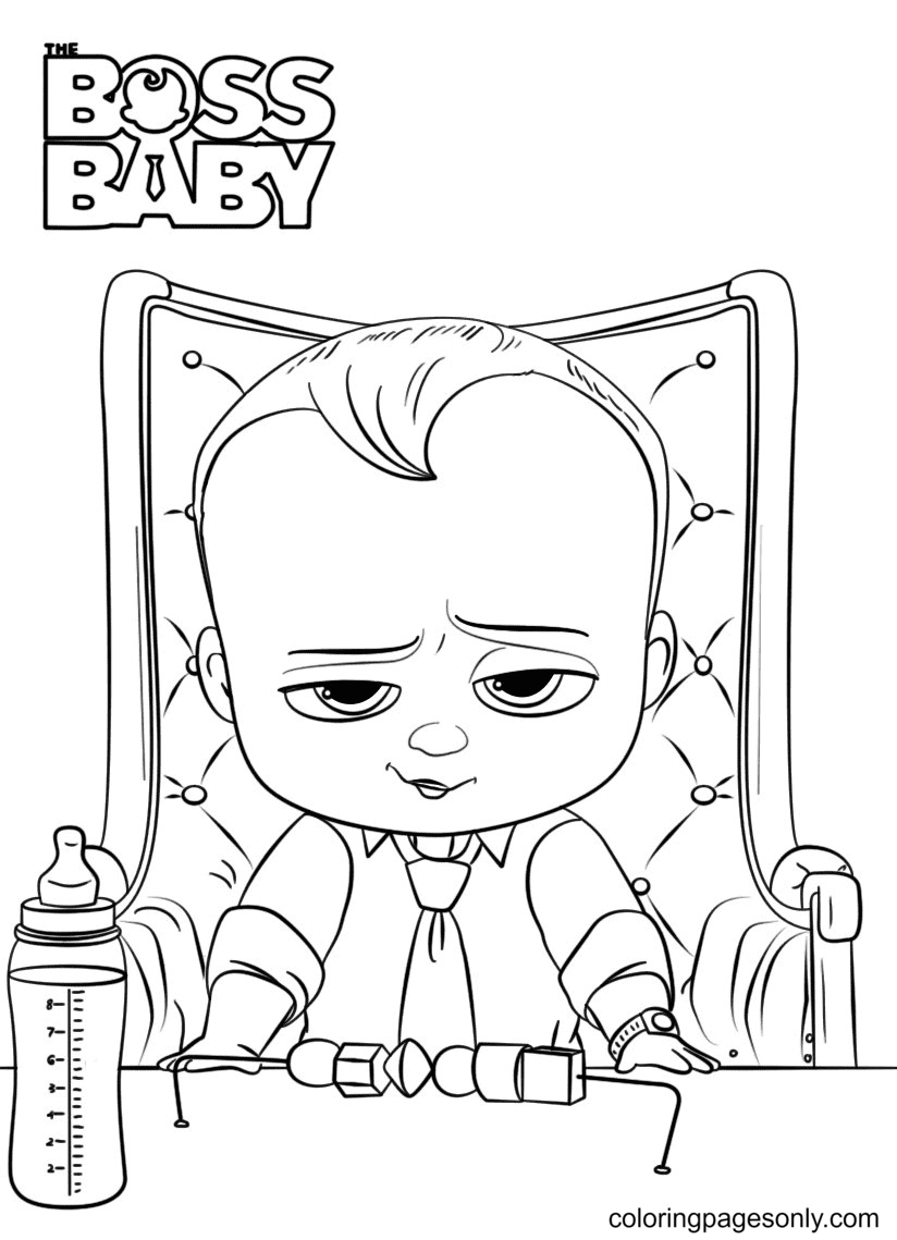 30+ The Boss Baby Coloring Pages Free Printable PDF & Online Coloring
