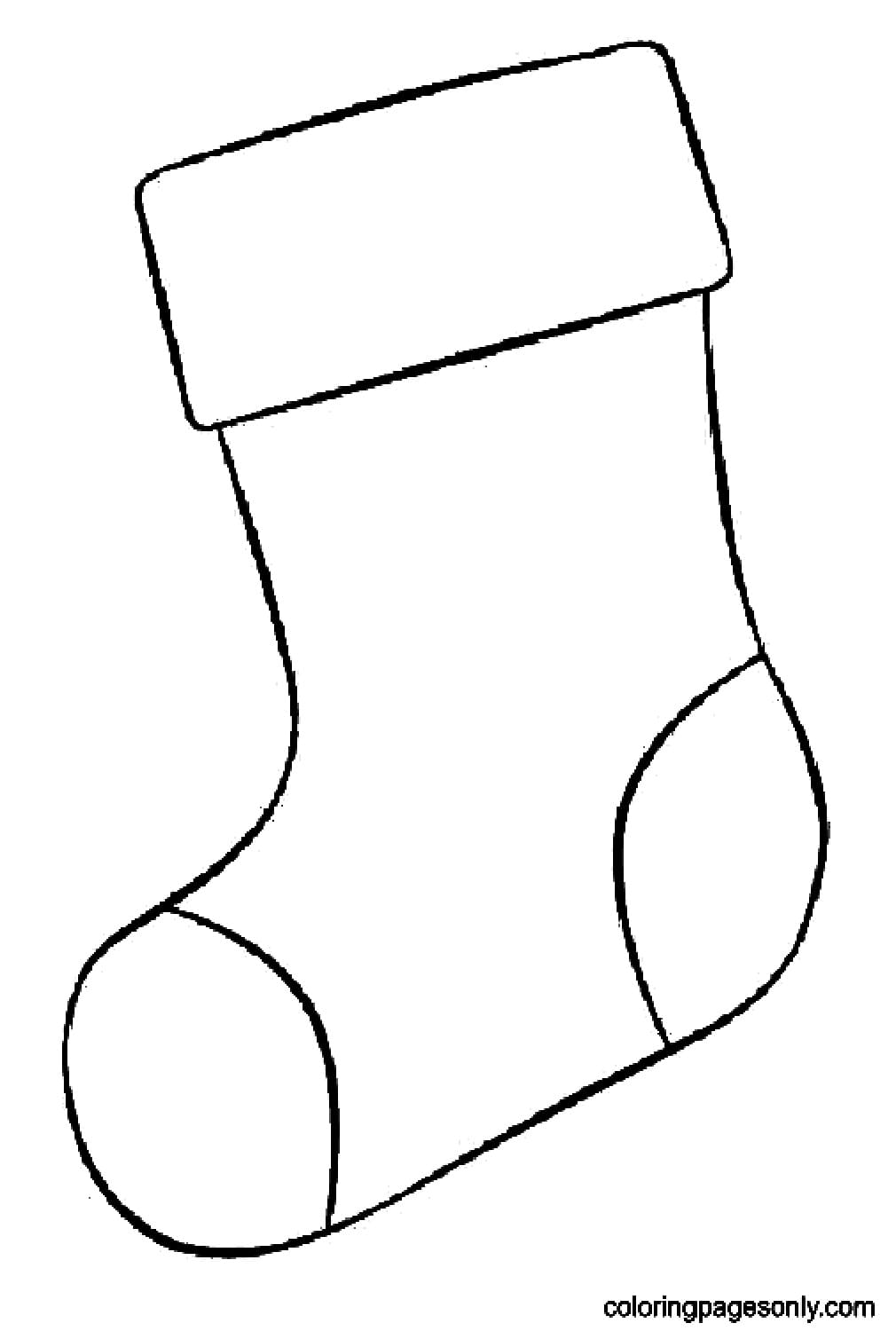 Free Christmas Stocking Coloring Pages