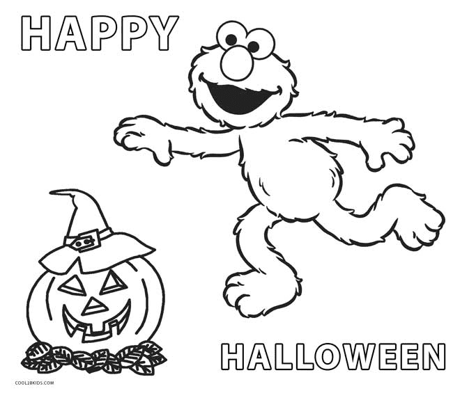 Elmo Halloween Coloring Page Free Printable Coloring Pages