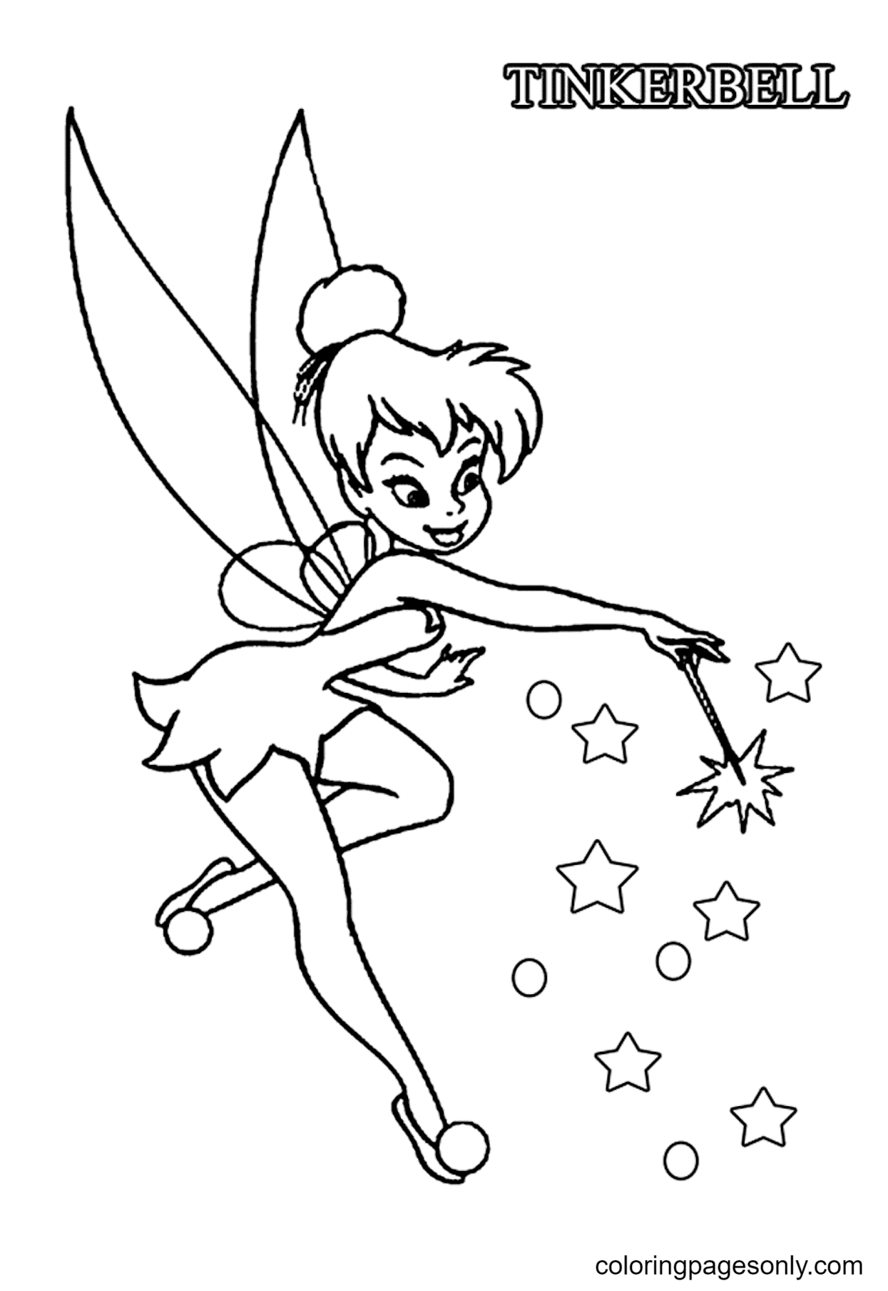 Tinkerbell And Coloring Pages