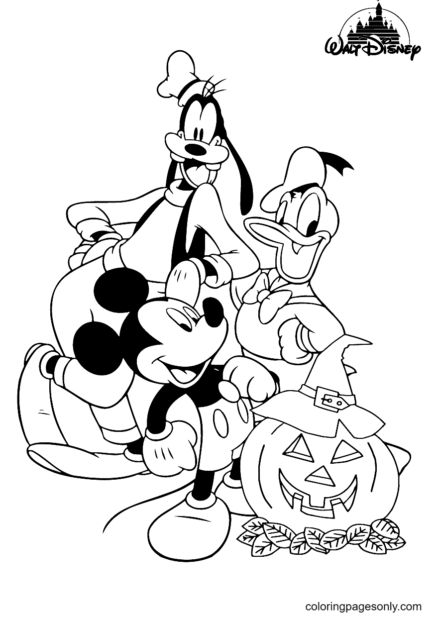 Garfield Halloween Coloring Pages