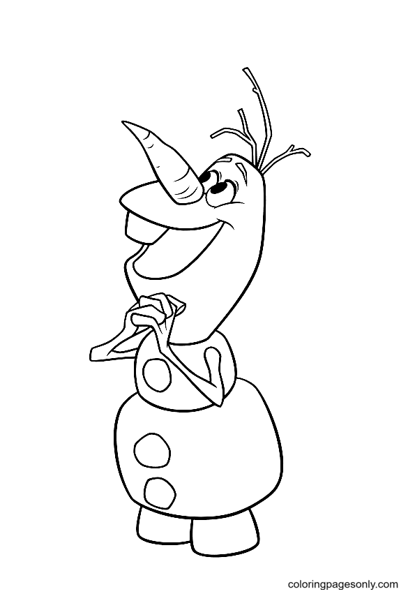 39 Olaf Frozen Coloring Pages Free Coloring Pages