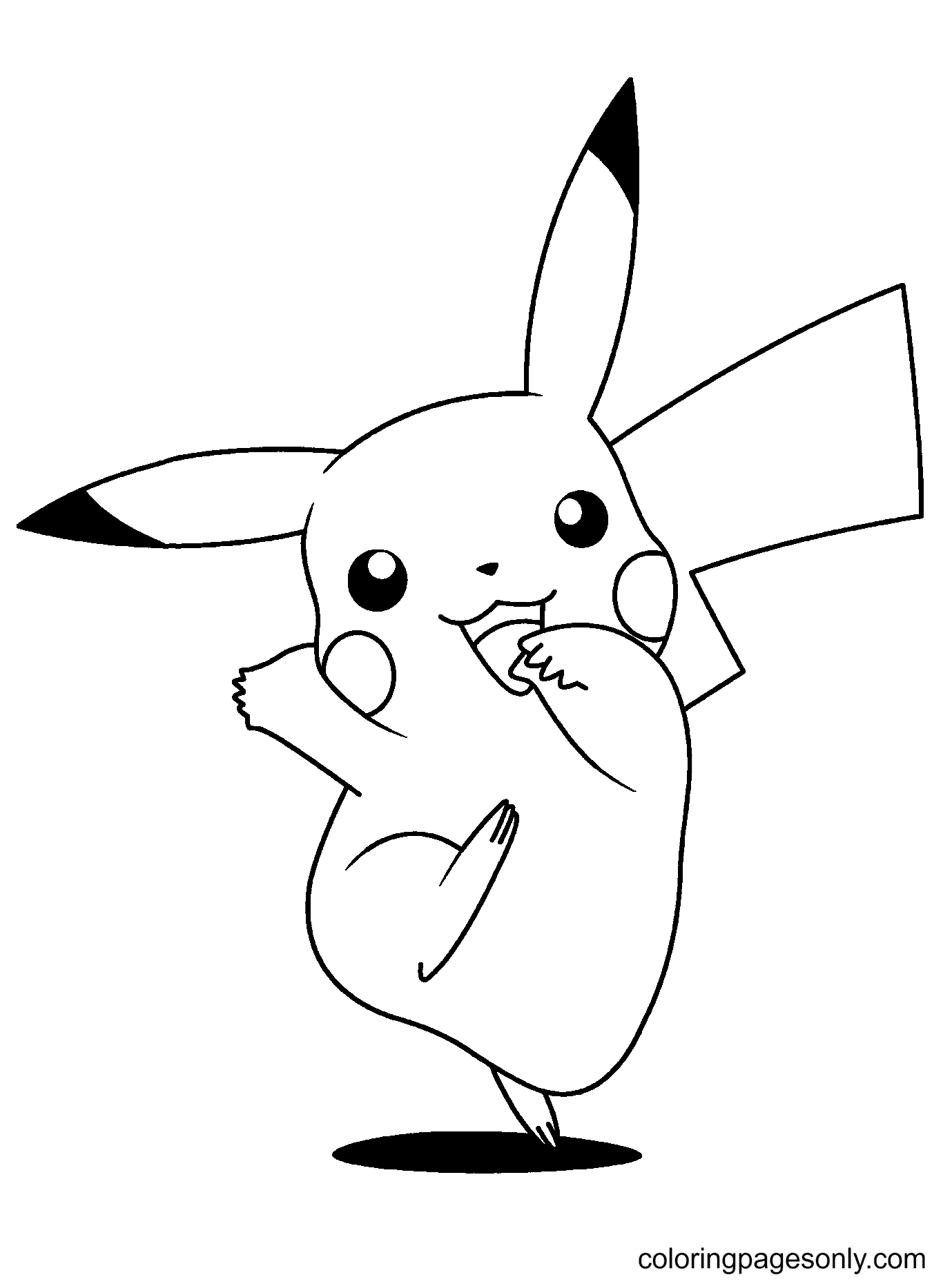 Pikachu Coloring Pages Coloring Pages For Kids And Adults