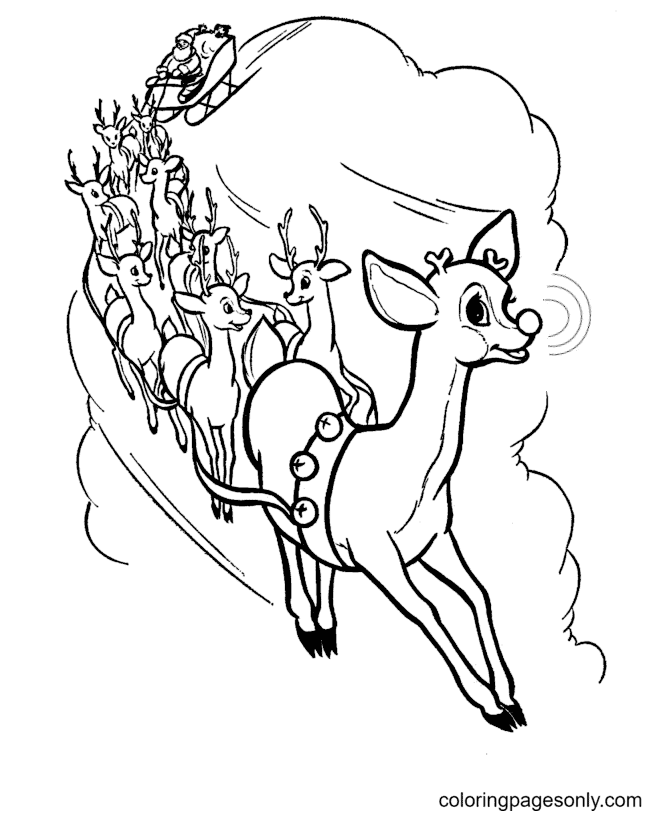 Reindeer Coloring Pages Coloring Pages For Kids And Adults