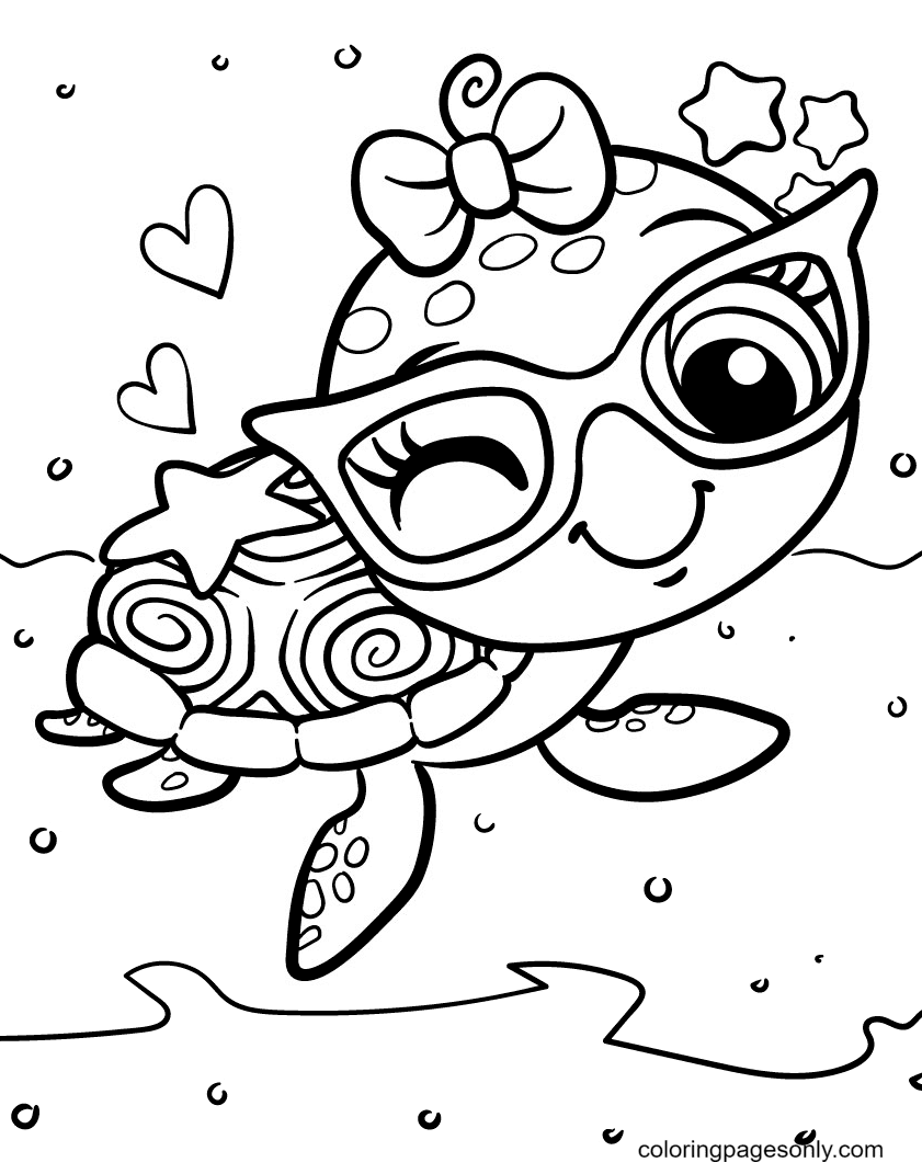 Glasses Coloring Pages