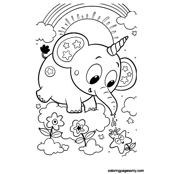 Elephant coloring sheet Elephant Coloring Pages Coloring Pages For