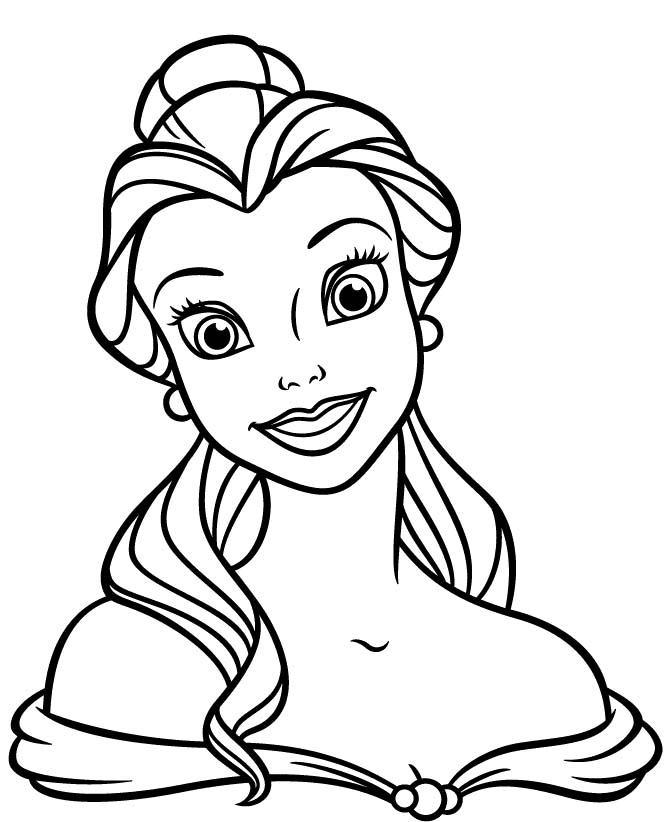 belle coloring page free printable coloring pages disney princess