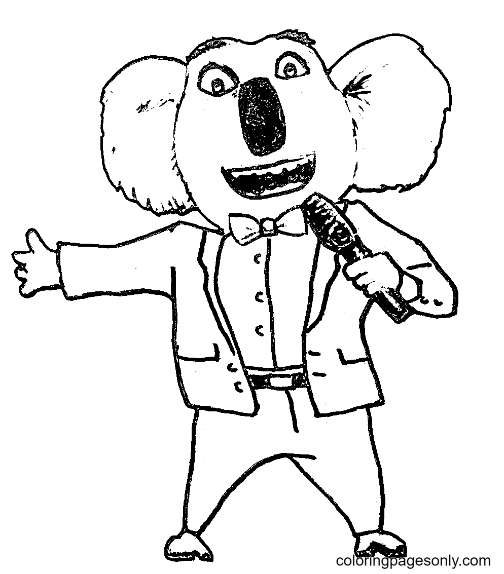 53 Sing Coloring Pages Free & Printable for Kids and Adults