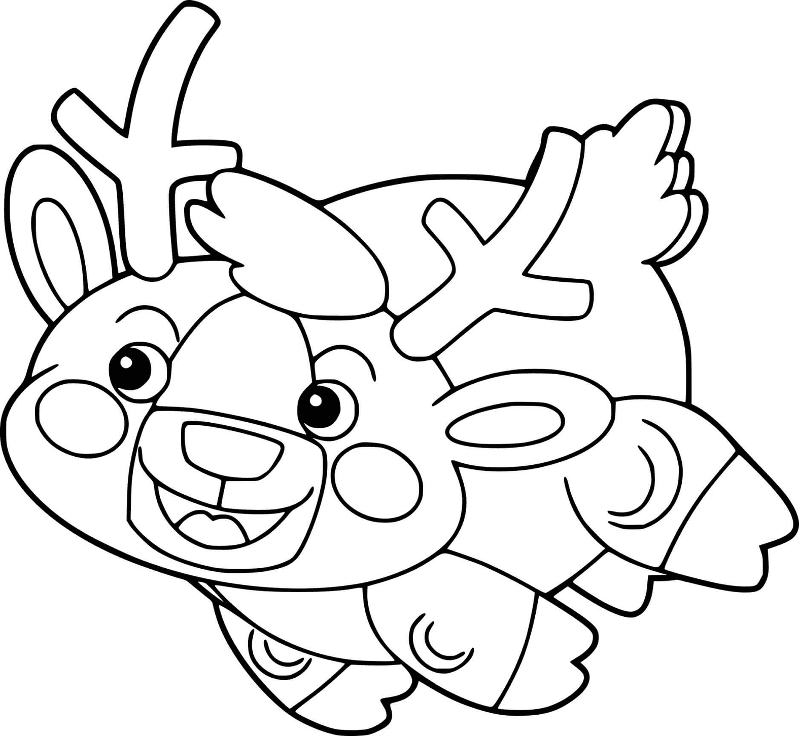 Cute Baby Deer Coloring Page Free Printable Coloring Pages