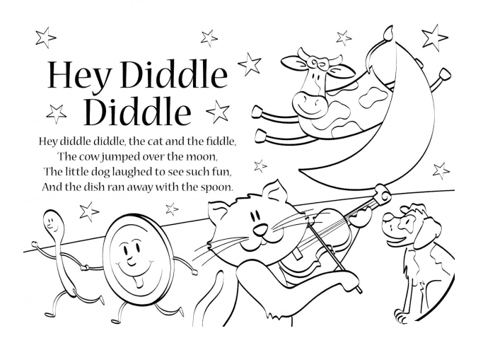 Hey Diddle Diddle Nursery Rhyme- Lyrics, History, Video, Lesson Plans