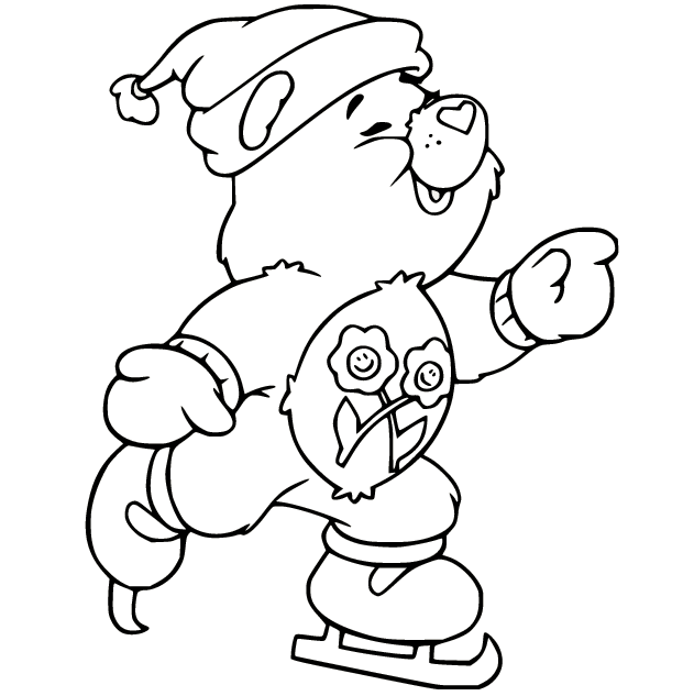 Best Friend Bear Coloring Page