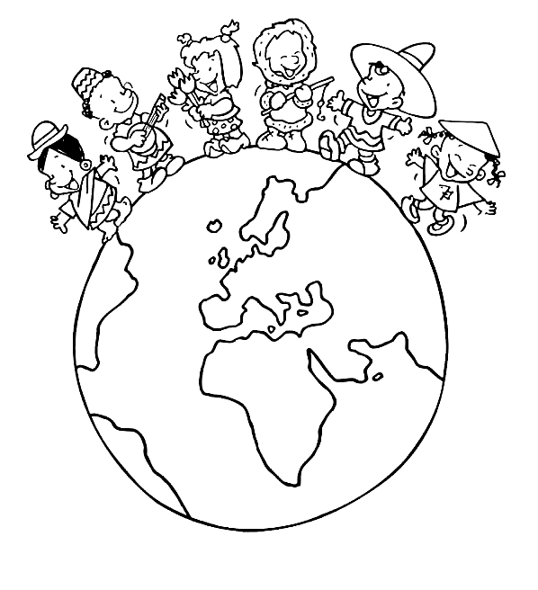 Free Printable Children's Day Coloring Pages Children's Day Coloring