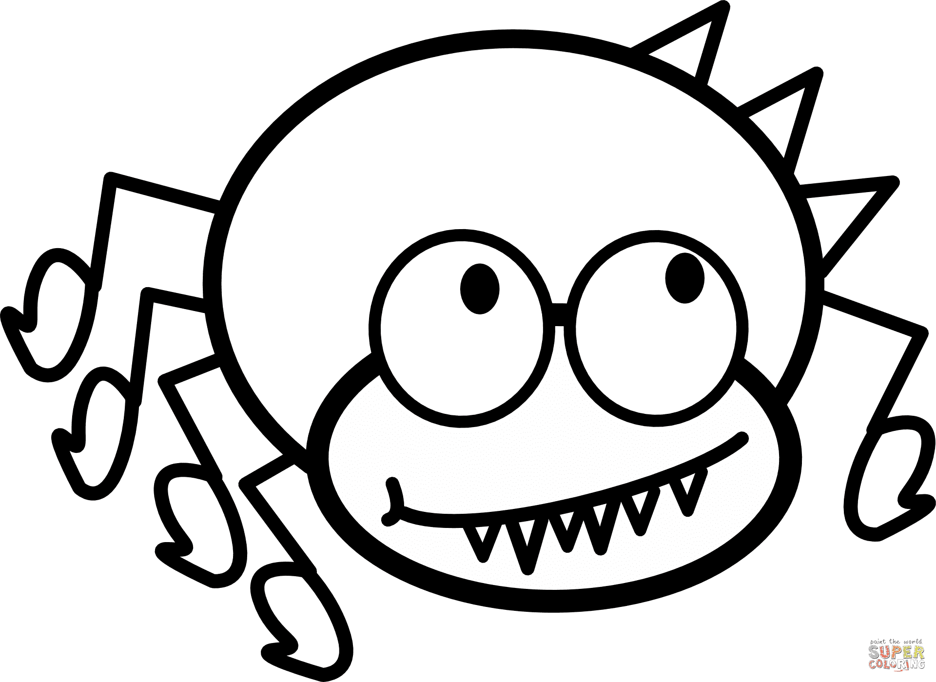 40+ Spider Coloring Pages Free Printable PDF, JPG, PNG & Online Coloring